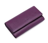 JZFOACHR Wallet,Women's Leather Wallets Layer Women's Long Wallet Card Case (B 18.5 * 10.5 * 4cm)