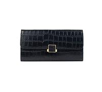 JZFOACHR Wallet,Women's Wallet Long Hand Purse Solid Color PU Ultra-Thin Multi-Card Slot Large-Capacity Wallet Wallet (B 18 * 9.5 * 2cm)
