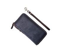 JZFOACHR Wallets,1 Piece Vintage Men's Wallet Long Zipper Clutch Large Capacity Business Men's Wallet (A 20 * 10 * 2cm)