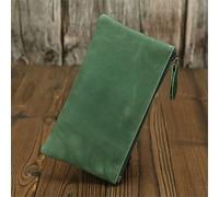 JZFOACHR Wallets for Men,1 Piece Handmade Casual Men's Wallet Long Large Capacity Clutch Bag Slim Wallet Bag Card Holder (C 19 * 1 * 10cm)