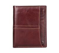 JZFOACHR Wallets,Wallet Anti-Theft Wallet Men's Business Wallet Short Zipper Multi-Card Coin Purse (C 10 * 12cm)