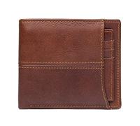JZFOACHR Wallets,Wallet Anti-Theft Wallet Men's Business Wallet Short Zipper Multi-Card Coin Purse (C 10 * 12cm)