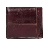 JZFOACHR Wallets,Wallet Anti-Theft Wallet Men's Business Wallet Short Zipper Multi-Card Coin Purse (C 10 * 12cm)