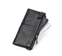 JZFOACHR Wallets,Women Long Wallet Hasp Design Ladies Purse Clutch Bag Zipper Card Holder Pocket Wallets for Women (D 20 * 9.5cm)