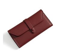 JZFOACHR Wallets,Women Wallets Long Wallet Top Leather Card Holder Coin Phone Purse Ladies Clutch Wallet for Wome (B 19 * 9.5 * 3cm)
