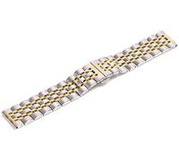 JZFOACHR Watch strap Seven beads stainless steel strap quick release replacement strap watchband 20mm 22mm
