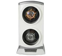 JZFOACHR Winder Automatic Double Winder for 2 Watches Double Rotating Storage Box 4 TPD Modes Self-Winding Mechanical Dustproof Case with Blue LED Light Quiet Motor (Color : D)