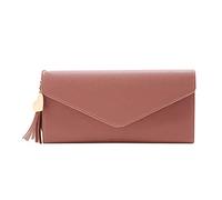 JZFOACHR Women Fashion Long Tassel Wallets Bag Card Package Multi-Card Holder Coin Bag Wallet for Cards Only (Yellow, One Size), Purple, One Size