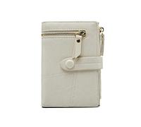 JZFOACHR Women Multifunction Short Wallets Zipper Mini PU Leather Female Coin Purses Fashion Ladies Clutch Card Holder,Luggage (E)