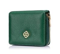 JZFOACHR Women Short Wallets Fashion Small Coin Purse Women's Leather Card Holder ID Case Wallet,Luggage (C)