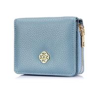 JZFOACHR Women Short Wallets Fashion Small Coin Purse Women's Leather Card Holder ID Case Wallet,Luggage (C)