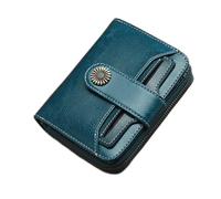 JZFOACHR Women's Short Retro Wallet Genuine Leather Tassel Zipper Hasp Mini Coin Purse Card Holders Phone Money Pouch Female Small Clutch,Luggage (A)