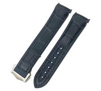 JZFOACHR Wrist Straps 20mm Replaceable Watchband Cowhide Watch Strap Folding Buckle Leather Watchband