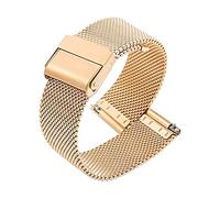 JZFOACHR Wrist Straps Watch Band Retro Vintage 22mm 24mm 26mm Handmade Replacement Leather Watch Strap with Watch Strap Pins(Color : Rose Gold)