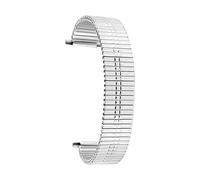 JZFOACHR Wrist Straps Watch Strap 20mm Golden Stainless Steel Watchband Replacement Metal Watches Band Stretchable Length None Buckle Wristwatch