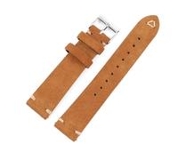 JZFOACHR Wrist Straps Watch Strap Vintage Watch Strap 18mm 20mm 22mm Suede Leather Watch Band Replacement Wristband