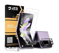 JZG 2 + 2 pieces for Samsung Galaxy Z Flip 4 screen protector [non-glass], 2 screen protectors + 2 camera protection, fingerprint ID support, self-healing, anti-scratch, HD clear