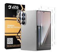 JZG 2 + 2 pieces for Samsung Galaxy Z Fold 7 screen protector, 2 screen protectors + 2 camera protection, fingerprint ID support, anti-scratch, HD clear