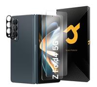 JZG 2 Pack Screen protector for Samsung Z Fold 4, 2 Pack Camera Lens Protector, Support Fingerprint Unlock, Easy Installation, Anti Scratch, HD Clear