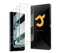 JZG 3 Pack Screen protector for OnePlus 10T,Support Fingerprint Unlock, Easy Installation, Anti-Scratch, HD Clear
