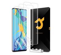 JZG Pack of 3 for Huawei P30 Pro Screen Protector, Self-Healing EPU Film, Fingerprint ID Support, Anti-Scratch, HD Clear For P30 Pro 5G