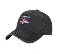 JZGESOM Dimelo Ke Lo Ke Dominican Denim Baseball Cap Republic Flag Hippie Hip Hop Dad Hats Summer Men Fashion Sunscreen Baseball Caps