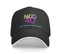 JZGESOM National Capital Orchestra NCO40 More Than Just an Orchestra Baseball Cap Hood Hip Hop New Hat Hard hat for Girls Men's