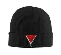 JZGESOM Palestine The Red Triangle Bonnet Hats Palestinian Beanie Hats Skullies Beanies Winter Y2K Cool Men Women Gym Warm Soft Caps