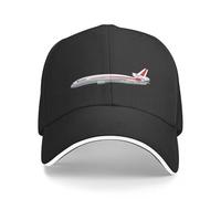 JZGESOM Wings in Uniform - DC-10 - Wardair Canada Baseball Cap Beach Party Hat Luxury Hat Gentleman Hat Women Beach Fashion Men's