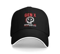 JZGESOM X Generation Before All You Sissie were Born Doodle Skull Baseball Cap Unisex Men Hip Hop Hats Sun Visor Snapback Cap Present