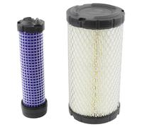 JZGRDN Outer & Inner Air Filter Set AF25550 AF25967 Compatible with Kawasaki FH541 17 HP KAI, FH580 19 HP, FX481V, FX541V and FX600V engines