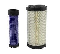 JZGRDN Outer & Inner Air Filter Set AF25550 AF25967 Compatible with Kawasaki FH541 17 HP KAI, FH580 19 HP, FX481V, FX541V and FX600V engines