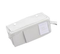 Jzh45adc Extending Pencil Case, Large Capacity Multipen Organiser with Multiple Compartments, Canvas Pen Holder for 105 Pens, School Office Travel Makeup Storage Bag