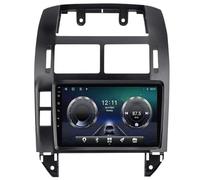 JZHIWEI Android 15 Dual Din Car Stereo 9" Touch Screen Car for Volkswagen Polo MK4 2004-2009 with Bluetooth GPS Navigation FM Radio Plug and Play Support Carplay Android Auto Reverse Camera