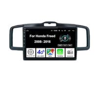 JZHIWEI Double din android 14 car stereo 9 Inch Touch Screen For Honda Freed 2008-2016 Plug and Play with Wireless Carplay/Android Auto GPS Navigation Bluetooth Mirror connection