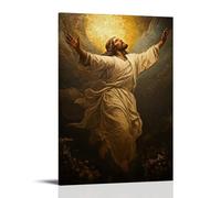 JZHJNHRR Christianity: The Resurrection - Triumph Over Death Artistic Wall Mural Modern Hanging Decor Poster20x30inch(50x75cm)