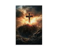 JZHJNHRR Christianity: The Resurrection - Triumph Over Death Artistic Wall Mural Modern Hanging Decor Poster16x24inch(40x60cm)