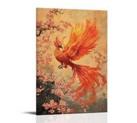 JZHJNHRR The Phoenix of The Eastern Wind Dancing Through Blossoming Orchards Artistic Wall Mural Modern Hanging Decor Poster08x12inch(20x30cm)