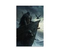 JZHJNHRR The Raven on The Helm - A Messenger Before The Final War Artistic Wall Mural Modern Hanging Decor Poster08x12inch(20x30cm)