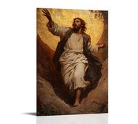 JZHJNHRR The Resurrection Dawn - Christ Emerging from The Tomb Artistic Wall Mural Modern Hanging Decor Poster16x24inch(40x60cm)