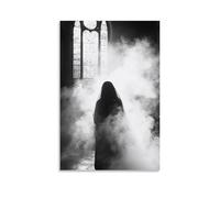 JZHJNHRR The Virgin Walks Into A Room Filled with Smoke And Grief, And Suddenly The Light Returns to The Windows. Artistic Wall Mural Modern Hanging Decor Poster16x24inch(40x60cm)