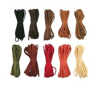 JZK 10 x 5 Meter faux suede cord thread string 2.5mm leather cord string for handmade craft DIY necklace bracelet jewellery making dream catcher