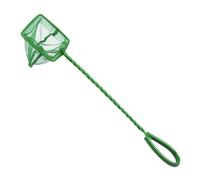 JZK 10x8cm Small fishing net for little fish tank, mini aquarium fish net, fine mesh tiny square landing net for small pond and water fountain, aquarium shrimp net, debris net