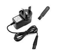 JZK 12V 0.4A Shaver Charger Power Cord, UK 3-Pin Plug Replacement for Braun Series 1, 3, 5, 7, 8, 9 Trimmers, for Silk-Epil 5, 7, 9 Epilators (Not for All-in-One Trimmers)