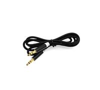 JZK 1M 3.5mm Aux cable, gold-plated 3.5mm stereo jack adapter cable, Aux headphone audio extension cord for iPod, for iPhone, for iPad, car, speaker - Nylon braided wire