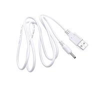 JZK 1M Replacement charger cable for DADA-TECH electric toothbrush, USB charger cord for DADA TECH baby kids sonic toothbrush, barrel round tip power charging lead for adult toothbrush, white