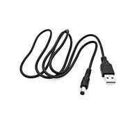 JZK 1M USB to 5V 2A DC power cable with 5.5 x 2.1 mm jack plug, replacement charger cord for Minirig 3 bluetooth speaker, charging lead for Xbox 360 Slim console controller vertical stand with fan