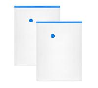 JZK 2-Pack 100x130cm Jumbo Vacuum Storage Bags For King Size Duvet Quilt