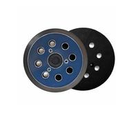 JZK 2-Pack 5-Inch 8-Hole Orbital Sander Replacement Backing Pads, Hook and Loop Rubber Base with 3 Mounting Holes, for Makita, for DeWalt, for Porter Cable Sanders