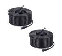 JZK 2 PCS Black 10M DC CCTV Power Extension Cable, 5.5mm x 2.1mm Male to Female Power Supply Adapter Cord for Tapo C110, C211, C320WS, C310P2, C510W, TC60, TC70 Security Camera, LED Strip Light